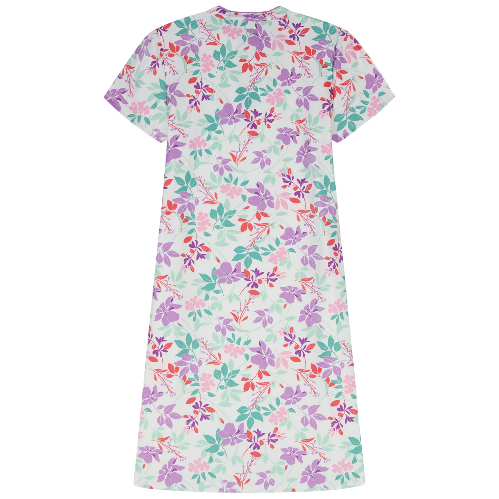 Izod SARA S/S PRINTED DRESS - BRIGHT WHITE