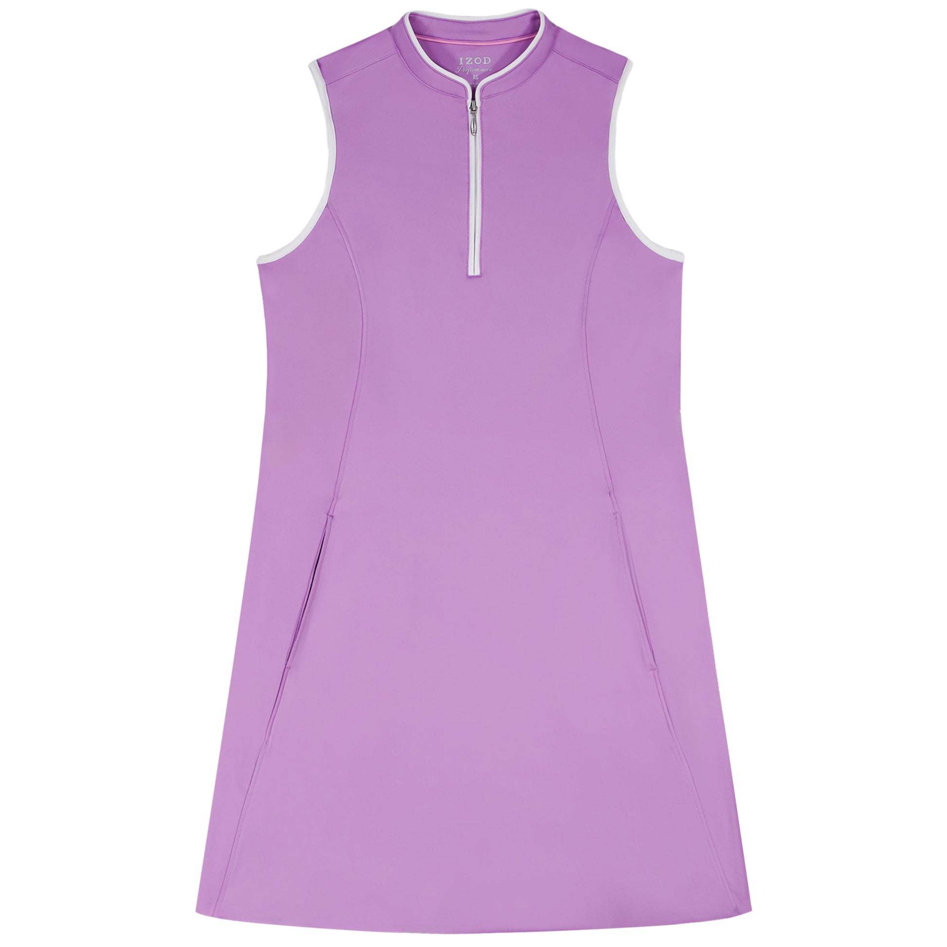 Izod L’ACEY ZIP COURT DRESS - SHEER LILAC