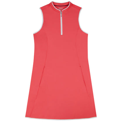 Izod L’ACEY ZIP COURT DRESS - SUGAR CORAL