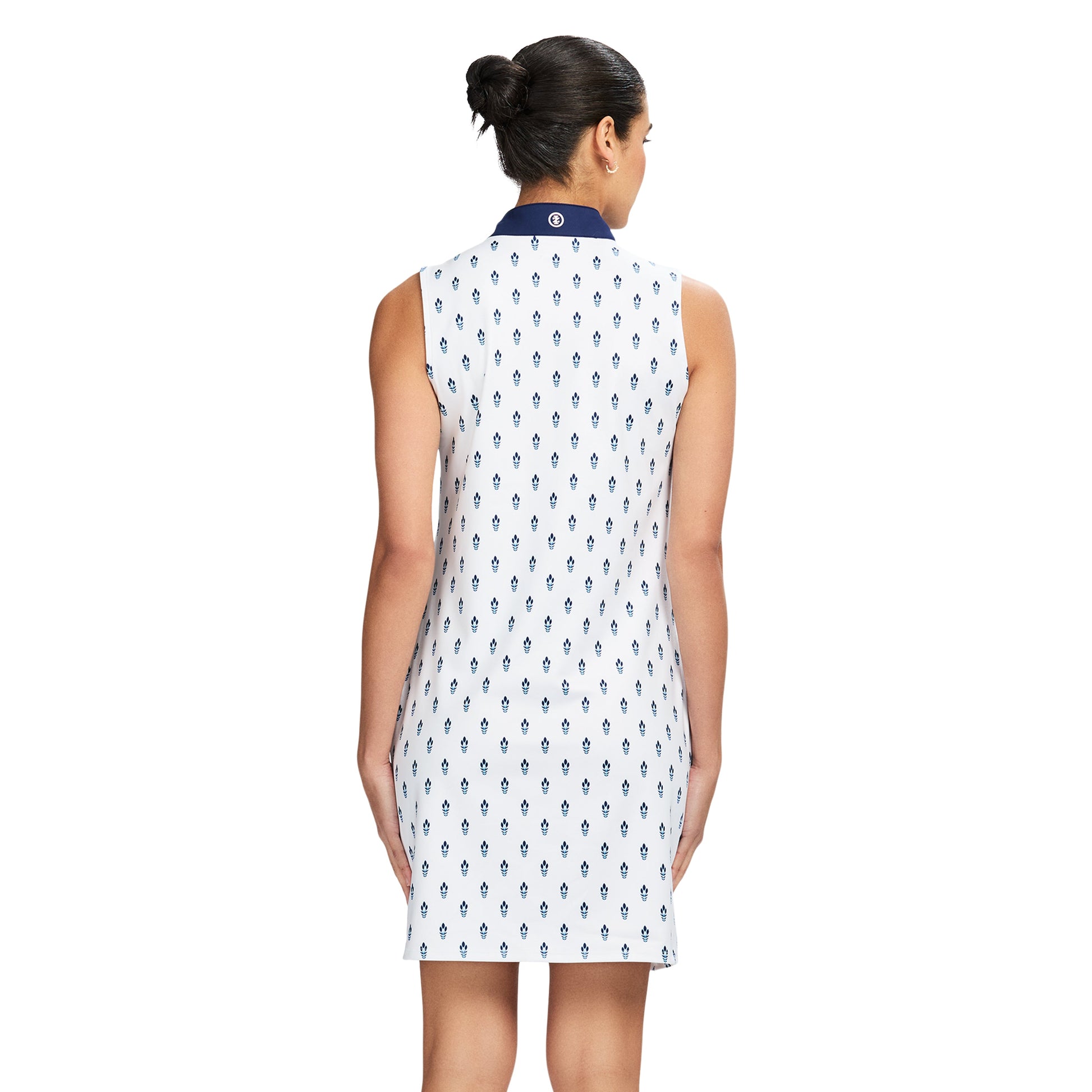 Izod Brianna Qzip A-Line Dress - Bright White