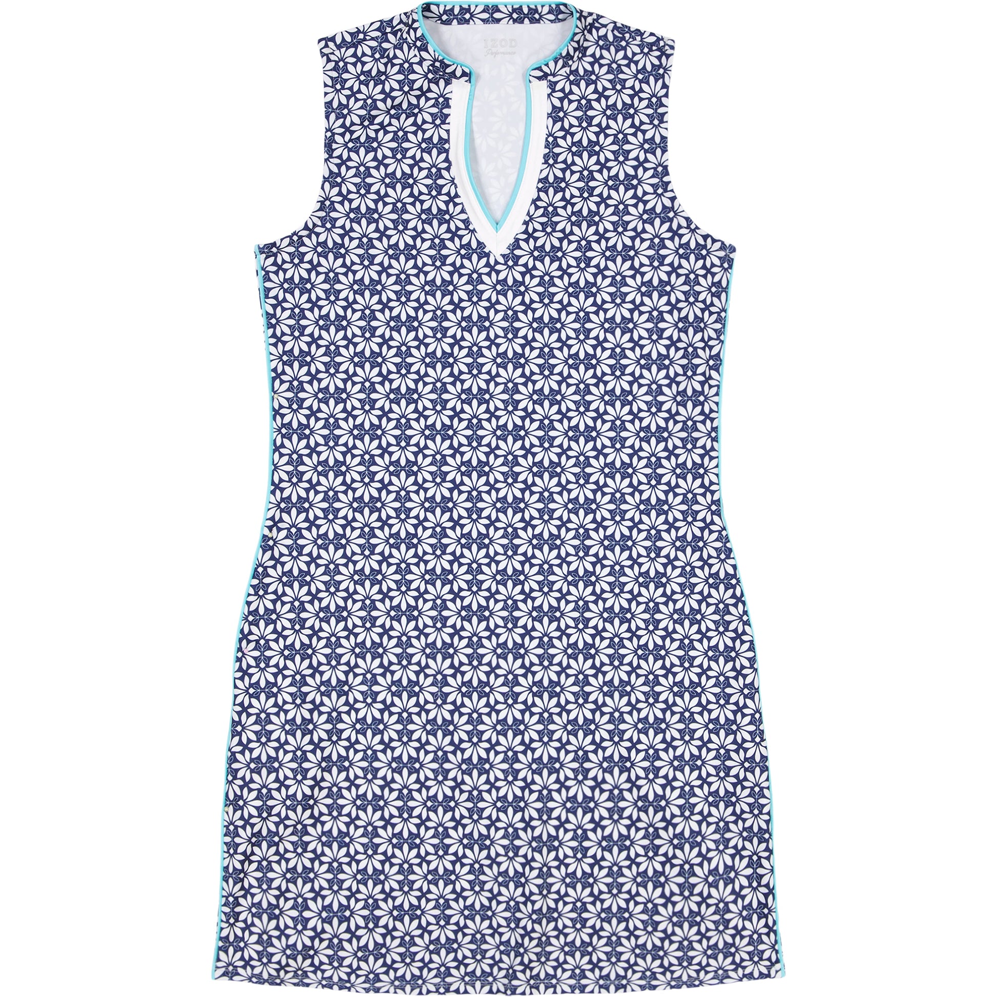 Izod Bree Brunch V-Dress - Medieval Blue