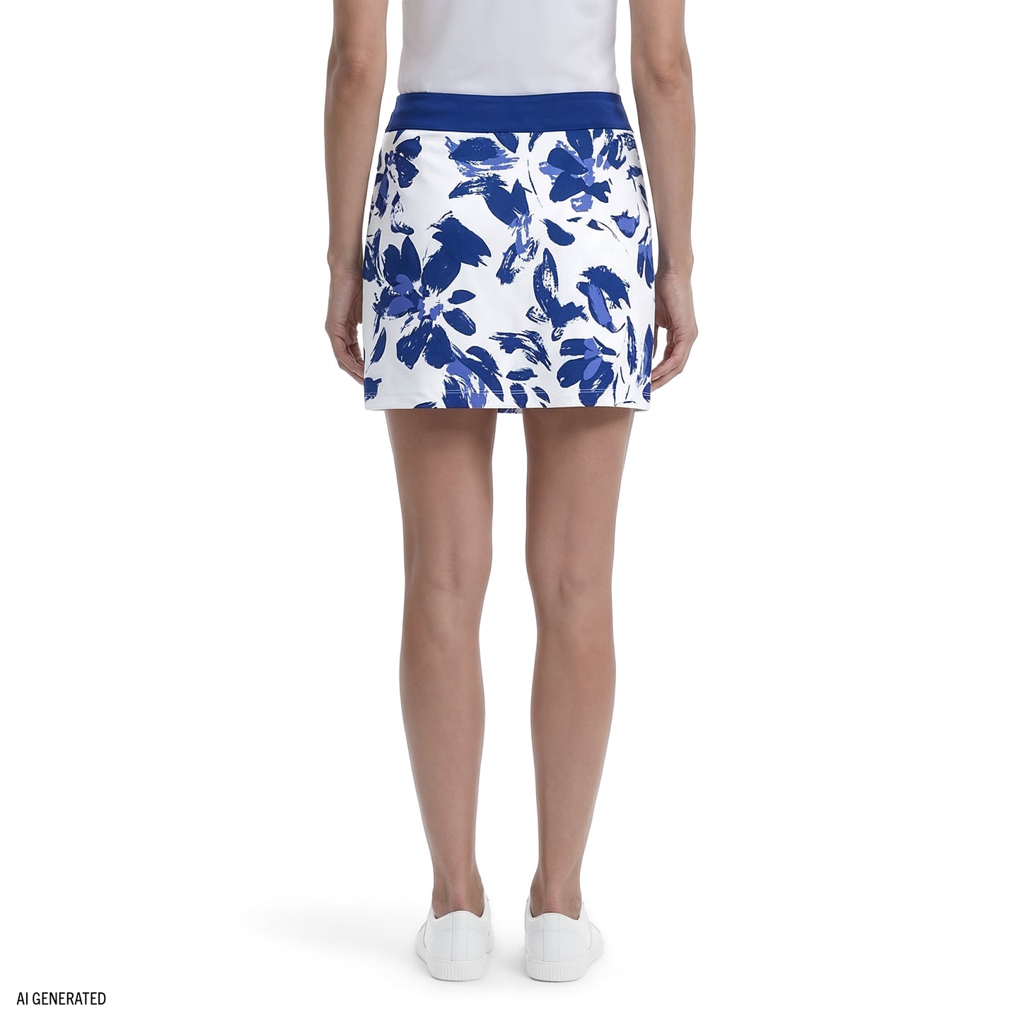 Izod BREE PRINTED SKORT - BRIGHT WHITE
