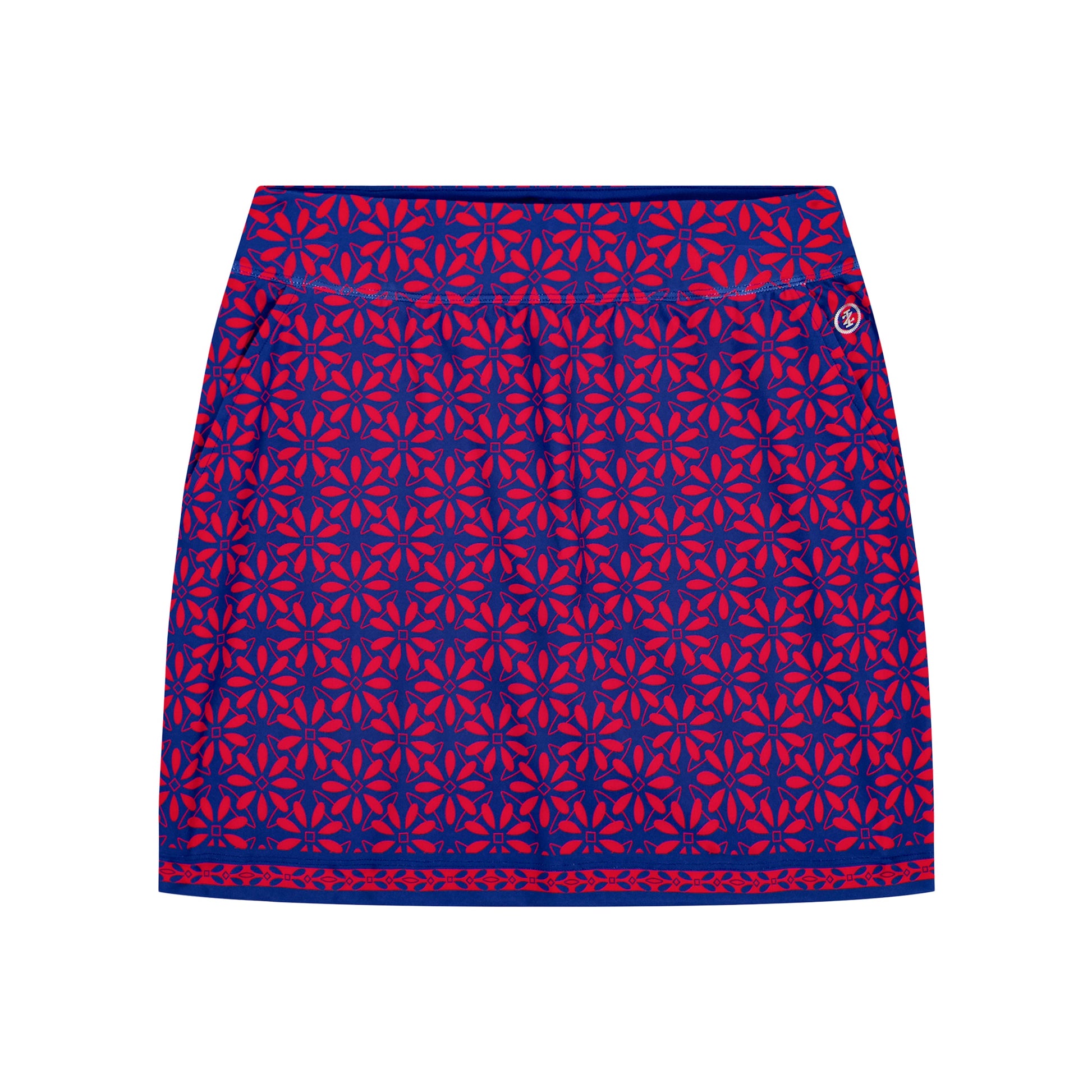 Izod BREE PRINTED SKORT - SODALITE BLUE