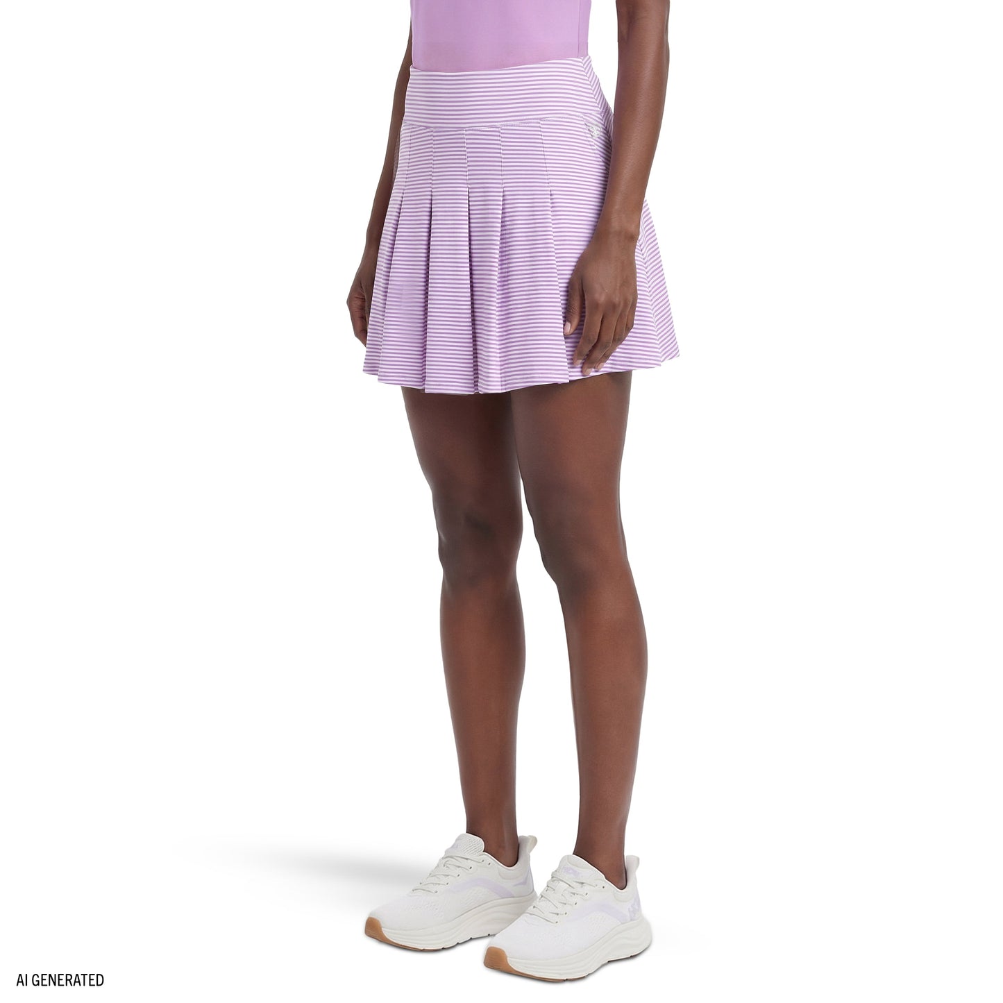 Izod PAULINE PLEATED PULL-ON SKORT - SHEER LILAC