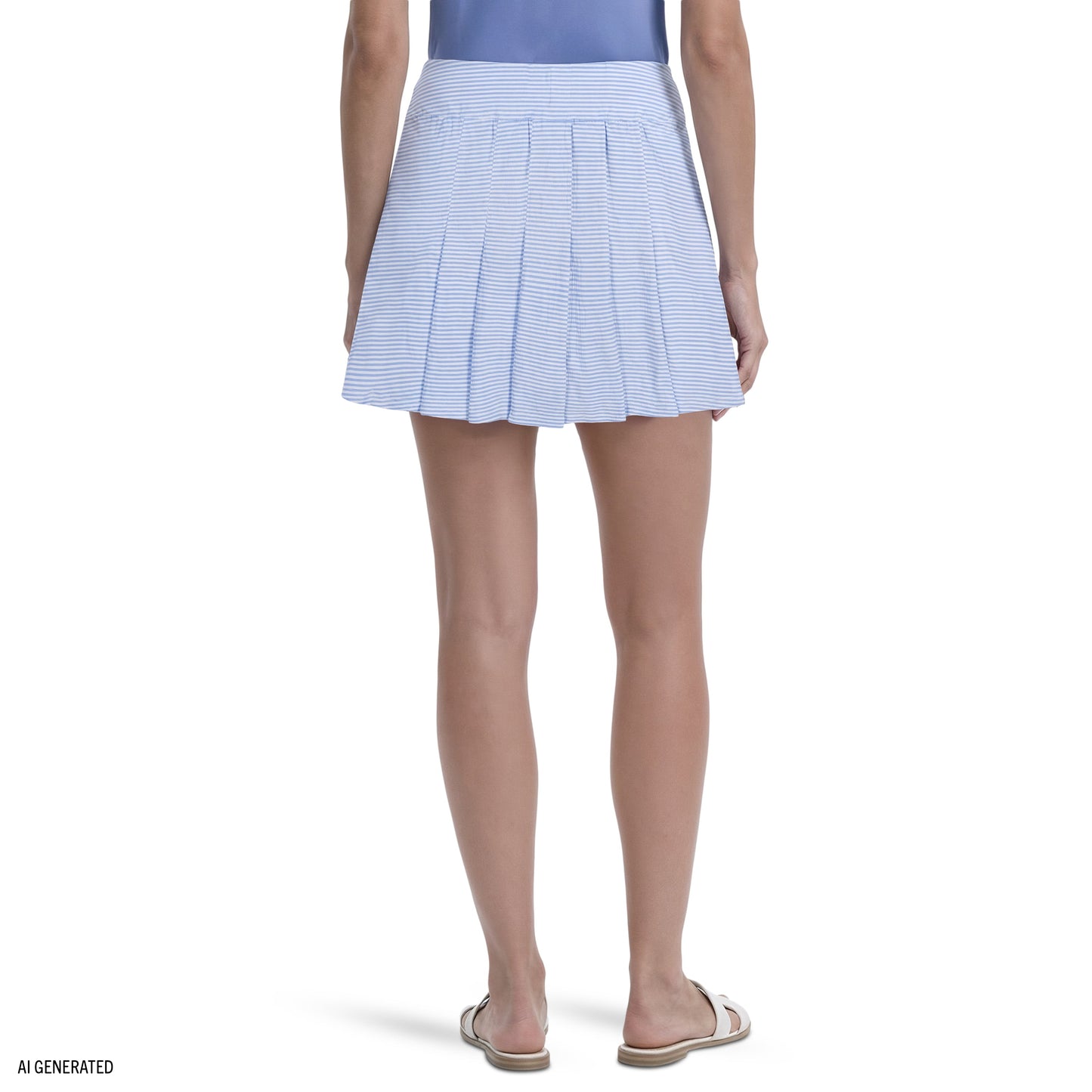 Izod PAULINE PLEATED PULL-ON SKORT - HYDRANGEA