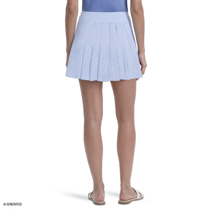 Izod PAULINE PLEATED PULL-ON SKORT - HYDRANGEA