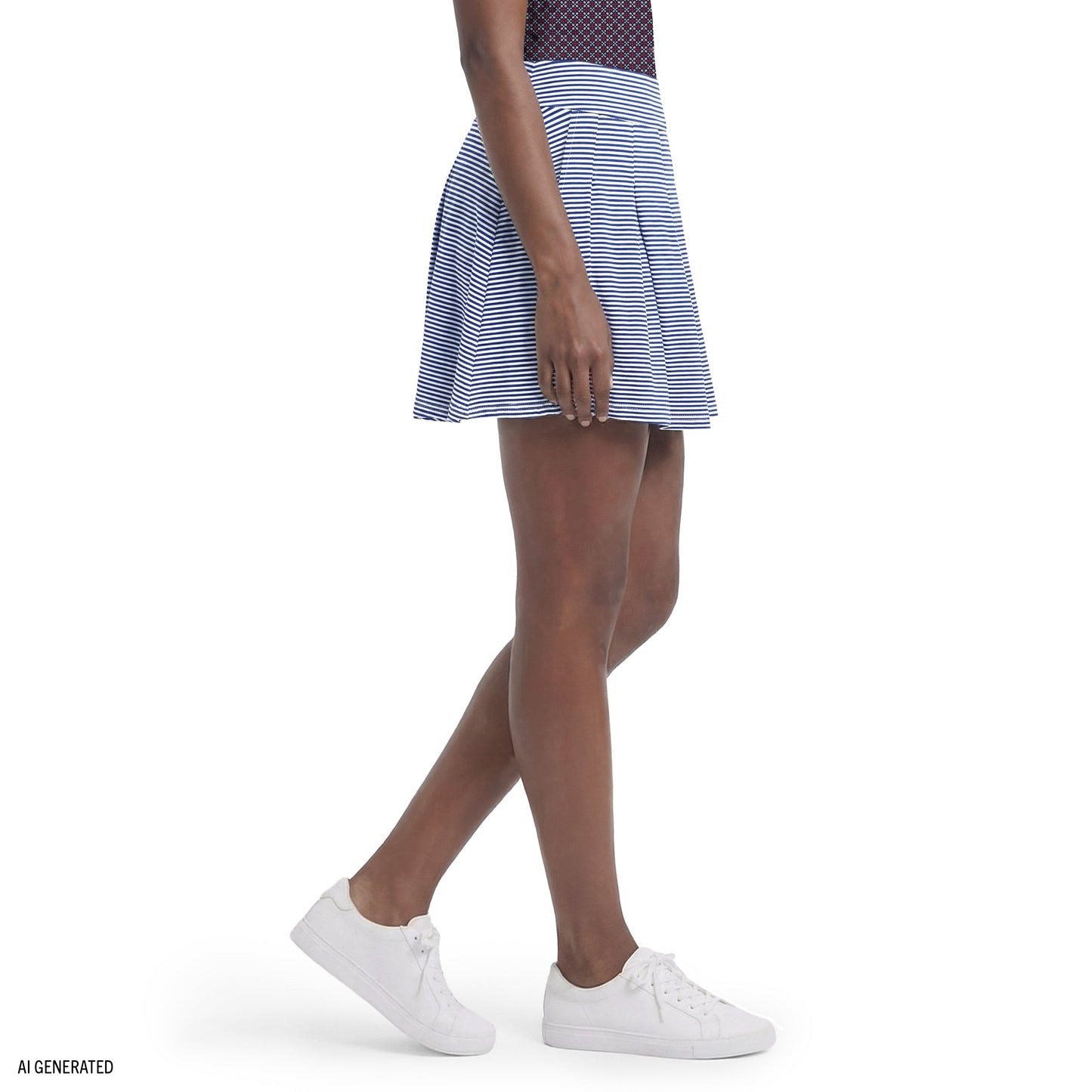 Izod PAULINE PLEATED PULL-ON SKORT - SODALITE BLUE