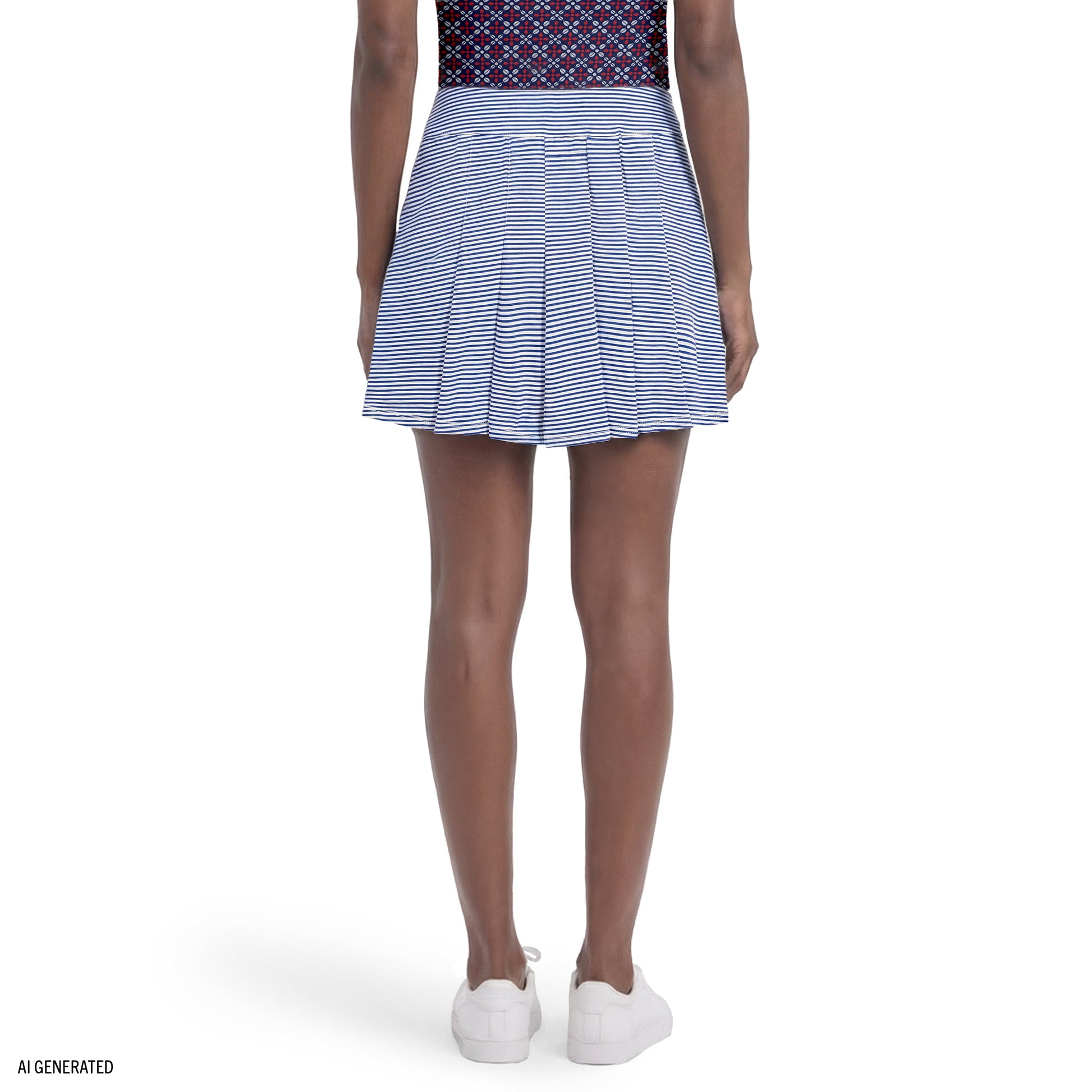 Izod PAULINE PLEATED PULL-ON SKORT - SODALITE BLUE
