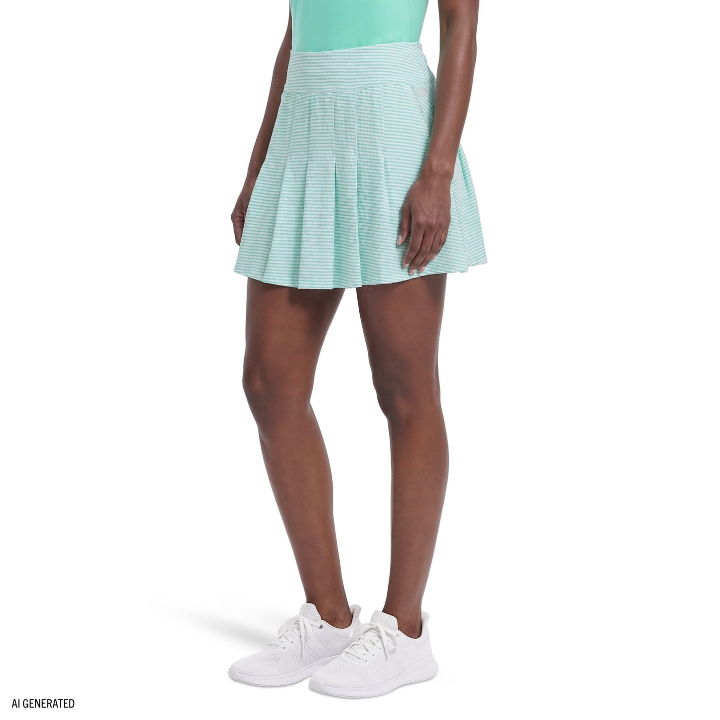 Izod PAULINE PLEATED PULL-ON SKORT - ARUBA BLUE