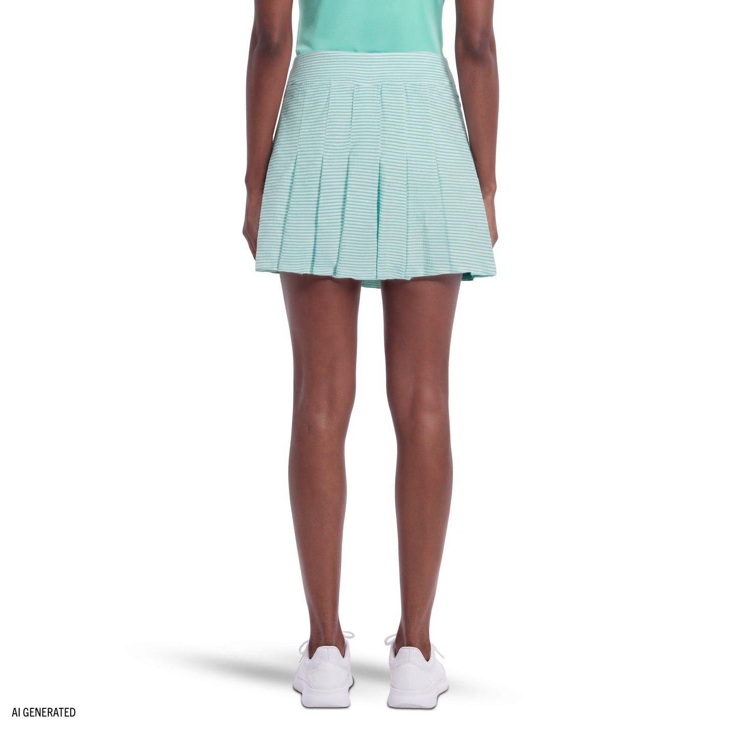 Izod PAULINE PLEATED PULL-ON SKORT - ARUBA BLUE
