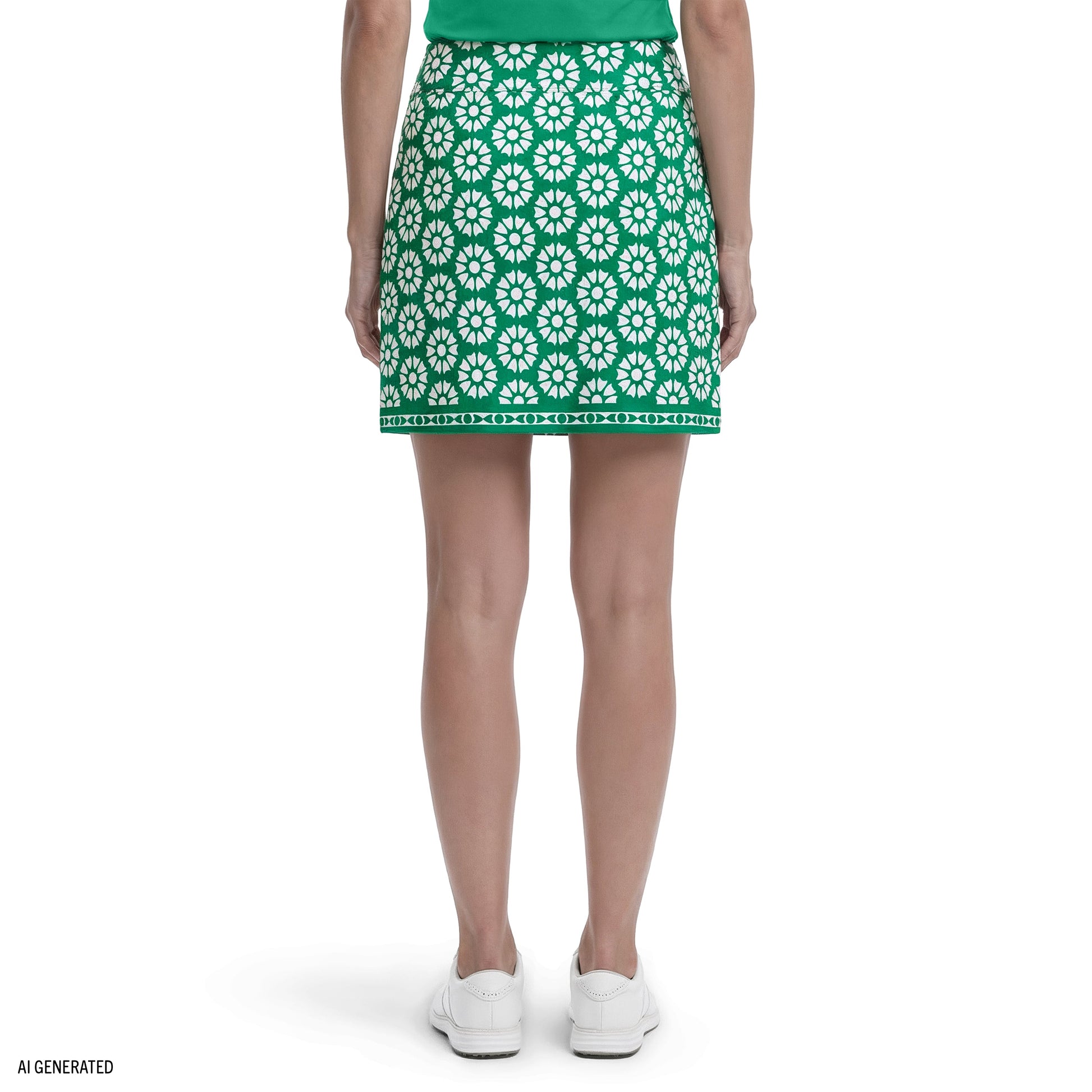 Izod BREE PRINTED SKORT - GREENLAKE