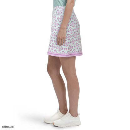 Izod BREE PRINTED SKORT - YUCCA