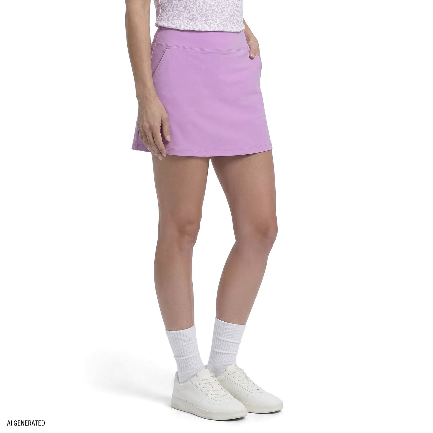 Izod GRACIE PULL-ON SKORT - SHEER LILAC