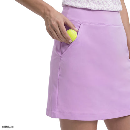 Izod GRACIE PULL-ON SKORT - SHEER LILAC