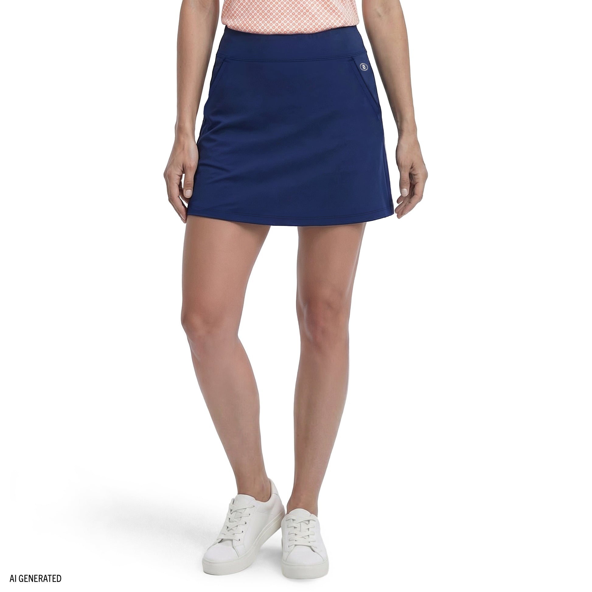 Izod GRACIE PULL-ON SKORT - MEDIEVAL BLUE