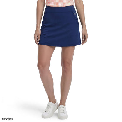 Izod GRACIE PULL-ON SKORT - MEDIEVAL BLUE