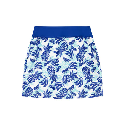 Izod BREE PRINTED SKORT - ARUBA BLUE