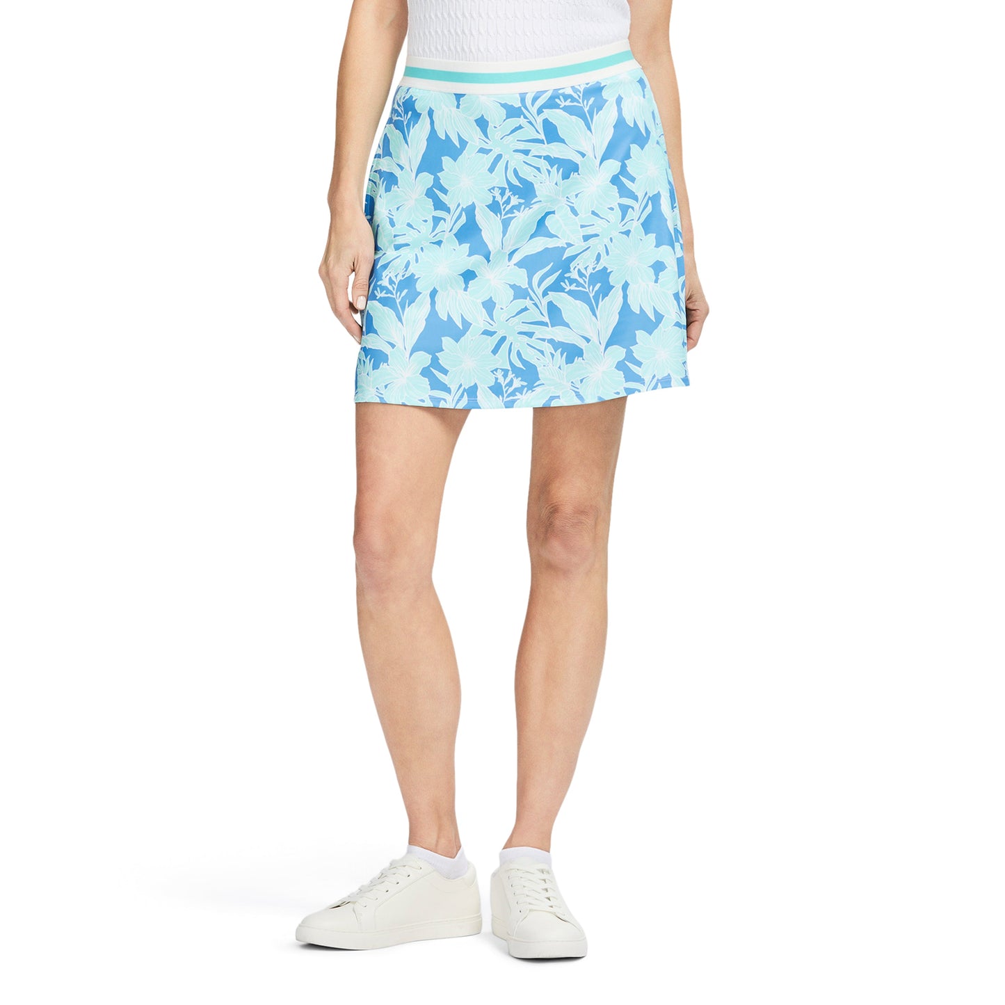 Izod Paola Printed Pull On Skort - Little Boy Blue