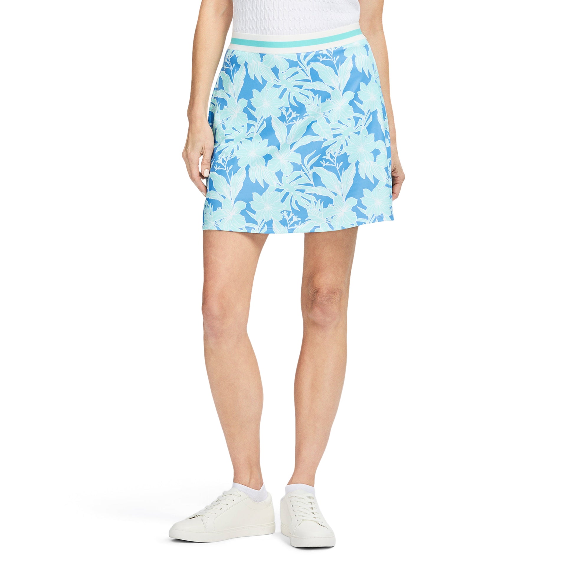 Izod Paola Printed Pull On Skort - Little Boy Blue
