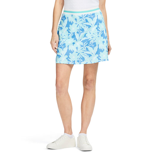 Izod Paola Printed Pull On Skort - Little Boy Blue