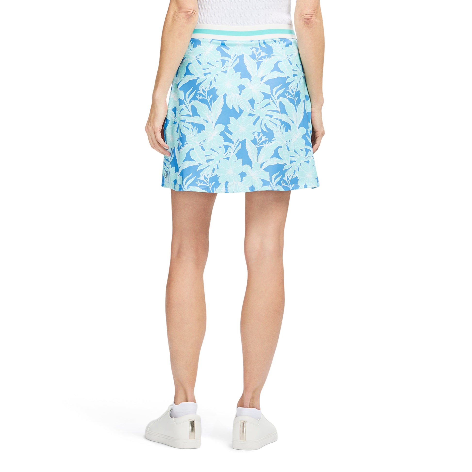 Izod Paola Printed Pull On Skort - Little Boy Blue