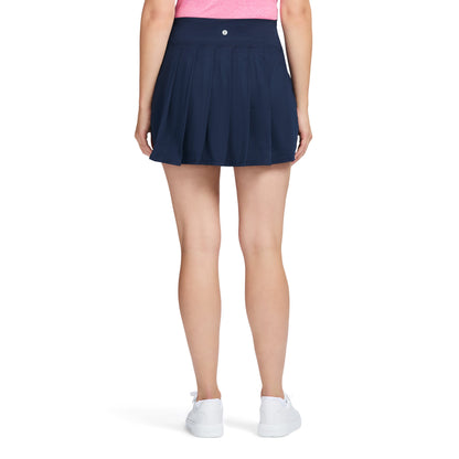 Izod Venus Pleated Back Skort - Navy