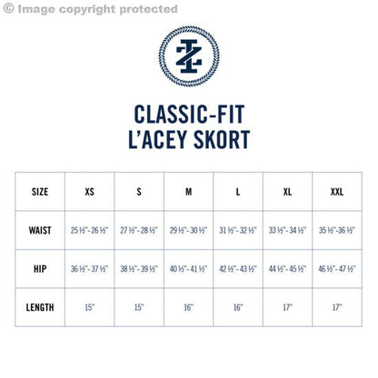 Izod L’ACEY PULL ON SKORT - BRIGHT WHITE
