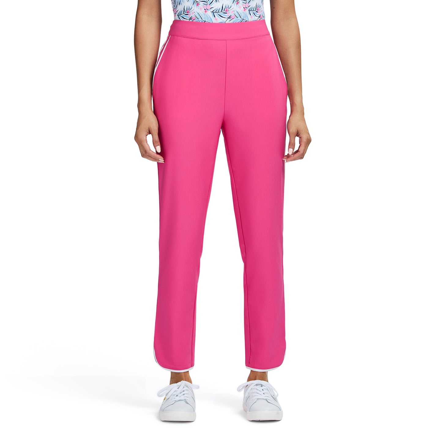 Izod CANDI PIPED CAPRI​ - HOT PINK