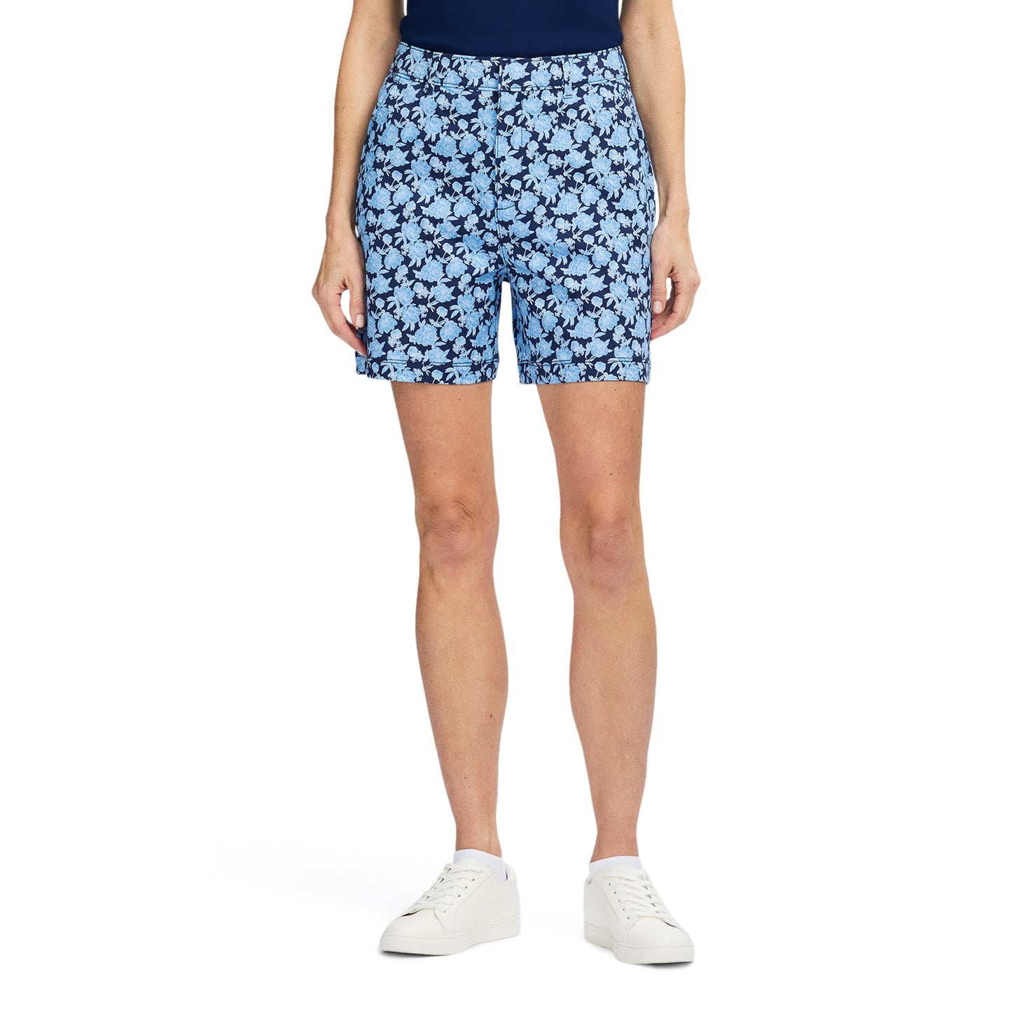 Izod Krystina Printed Short - Medieval Blue