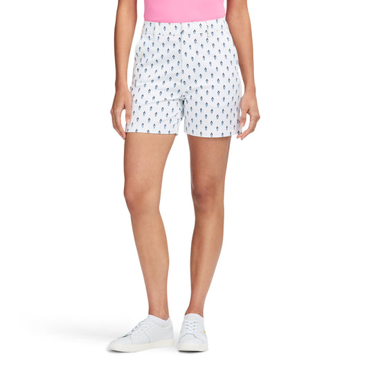 Izod Krystina Printed Short - Bright White