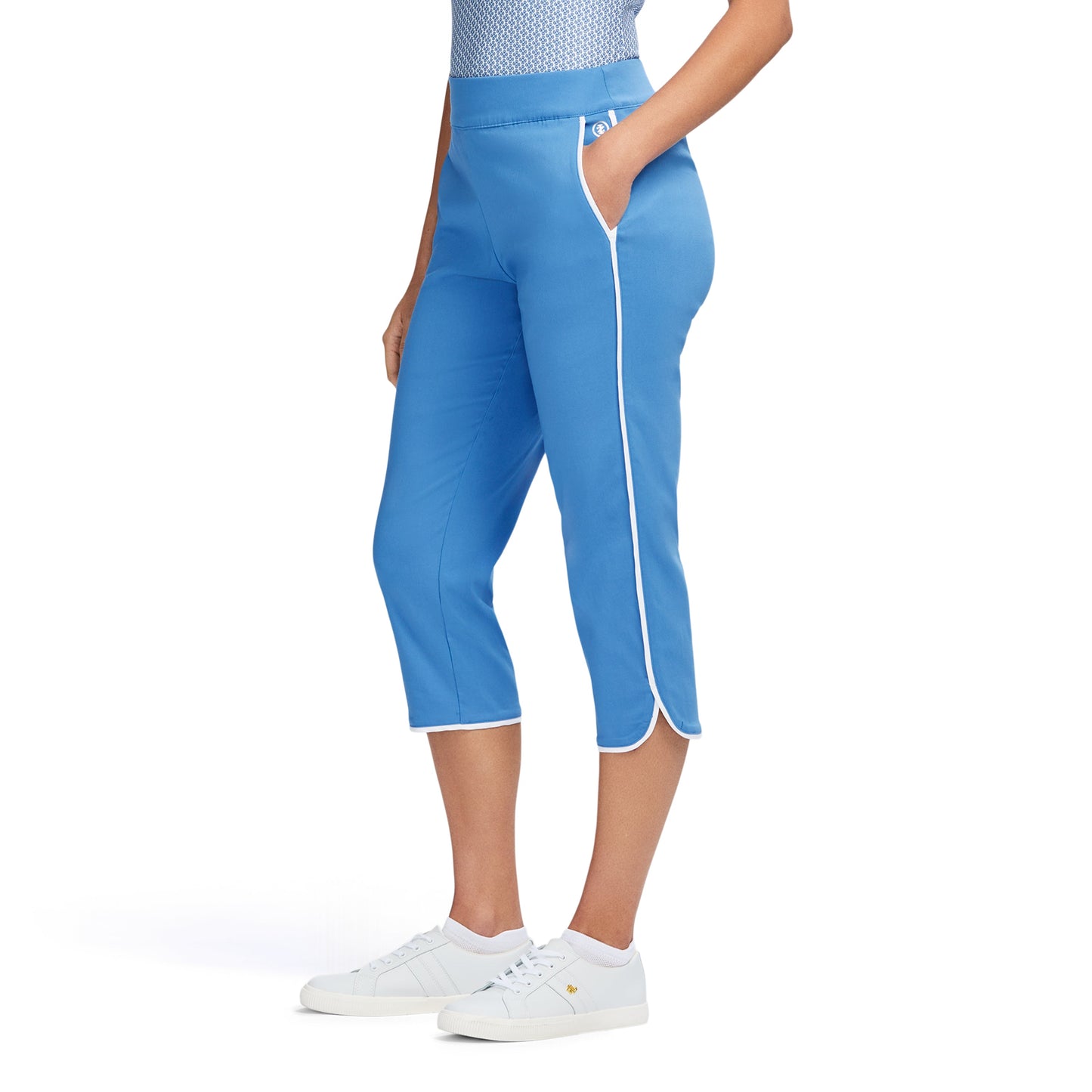 Izod Billie Piped Capri - Little Boy Blue