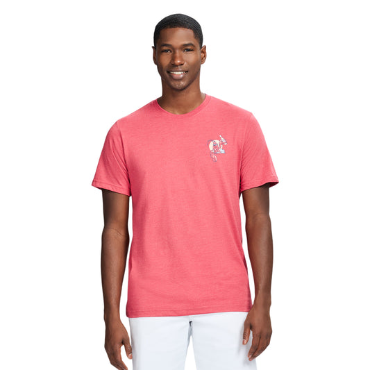 Izod Saltwater Short Sleeve Graphic Tee - Holly Berry