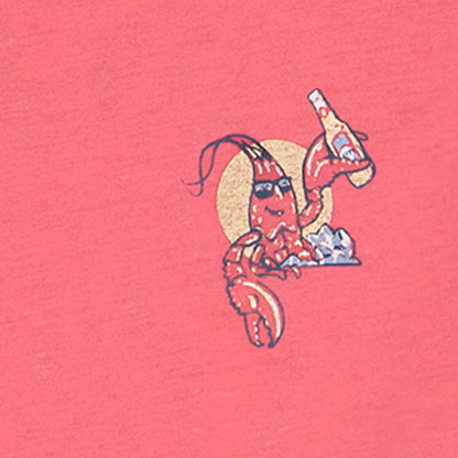 Izod Saltwater Short Sleeve Graphic Tee - Holly Berry