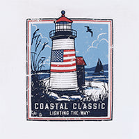 Izod Saltwater Short Sleeve Graphic Tee - Bright White