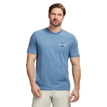 Izod Saltwater Short Sleeve Graphic Tee - Riviera