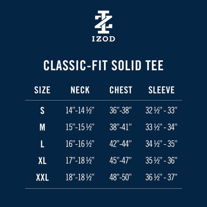 Izod SALTWATER SHORT SLEEVE SOLID T-SHIRT WITH POCKET BRIGHT WHITE