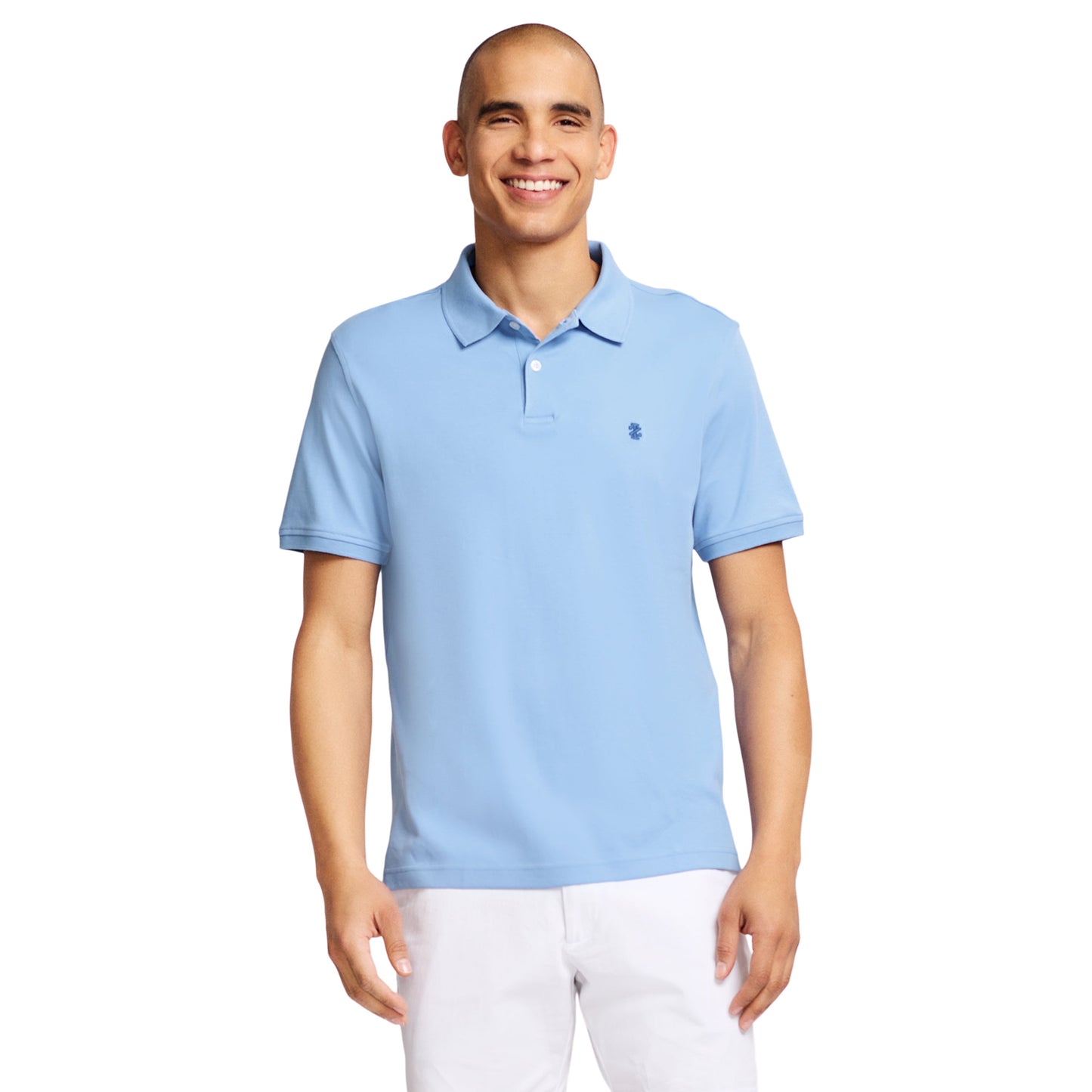 Izod INTERLOCK POLO - CORNFLOWER BLUE