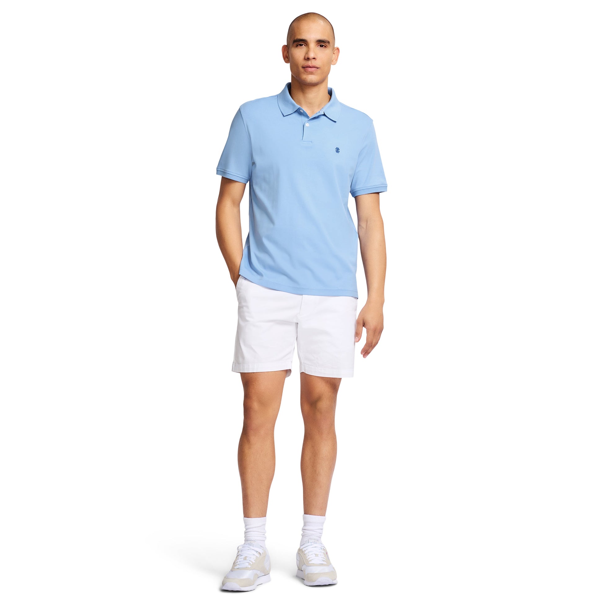 Izod INTERLOCK POLO - CORNFLOWER BLUE