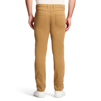 Izod Saltwater 5-Pocket Straight Fit Chino Pant - Cognac