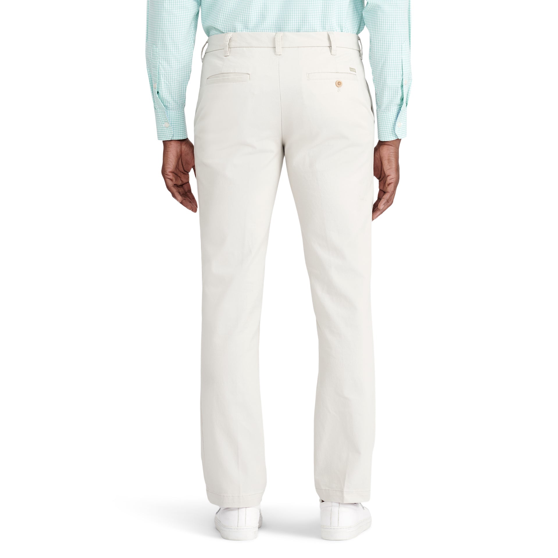 Izod Performance Stretch Flat-Front Straight Fit Chino Pants - Warm Pearl