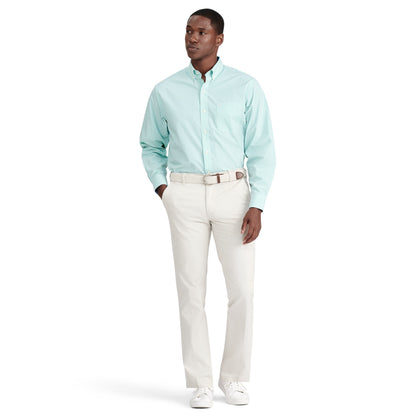Izod Performance Stretch Flat-Front Straight Fit Chino Pants - Warm Pearl