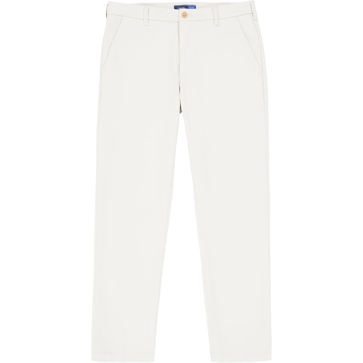 Izod Performance Stretch Flat-Front Straight Fit Chino Pants - Warm Pearl