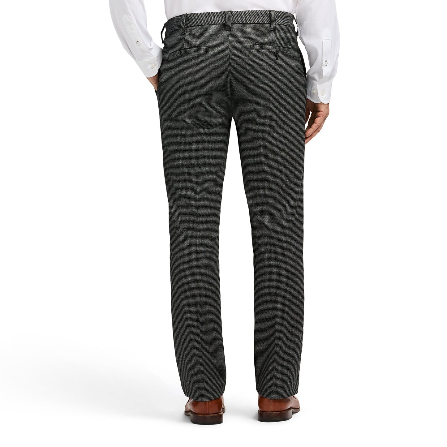 Izod Performance Dress Flat Front Chino - Black