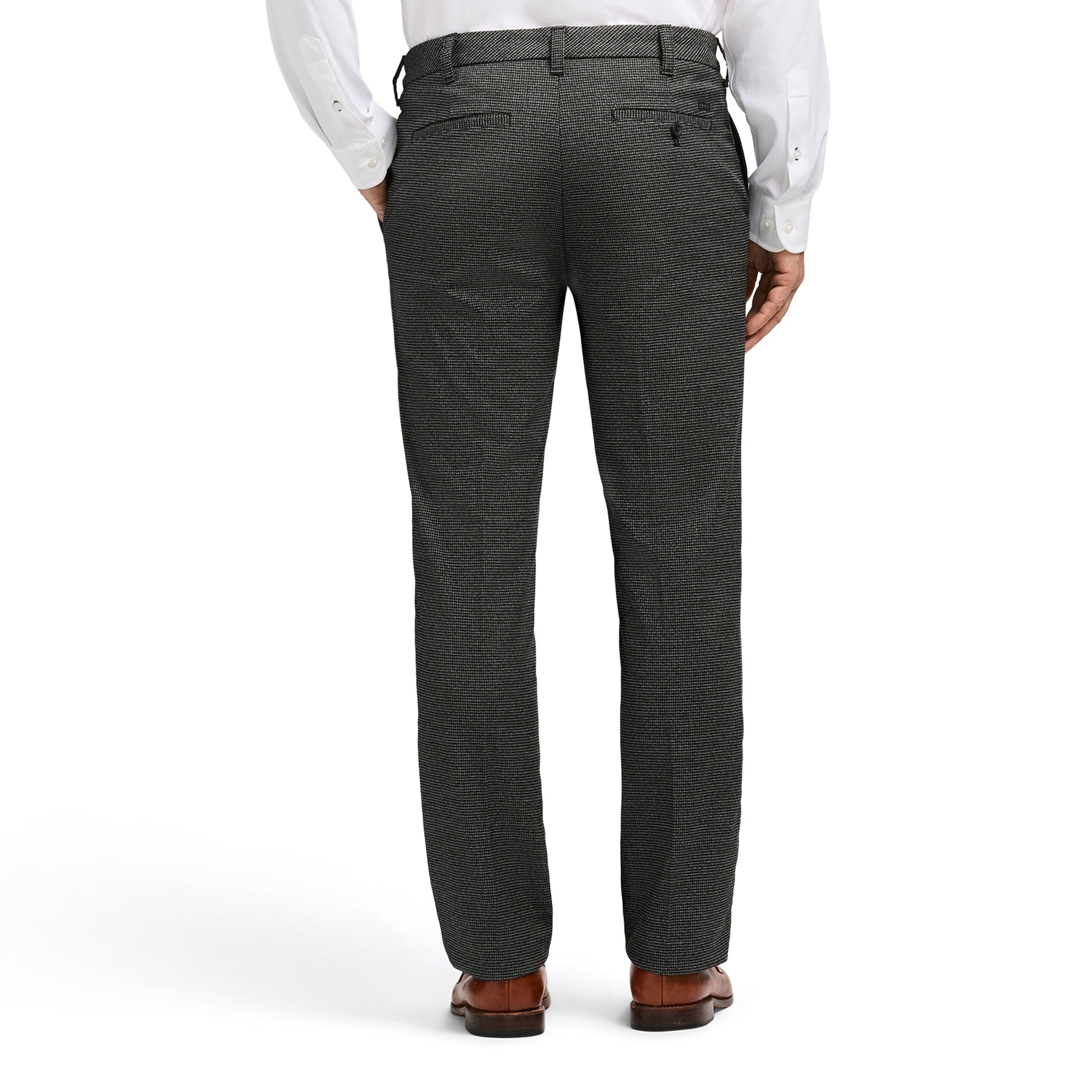 Izod Performance Dress Flat Front Chino - Black