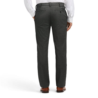 Izod Performance Dress Flat Front Chino - Black