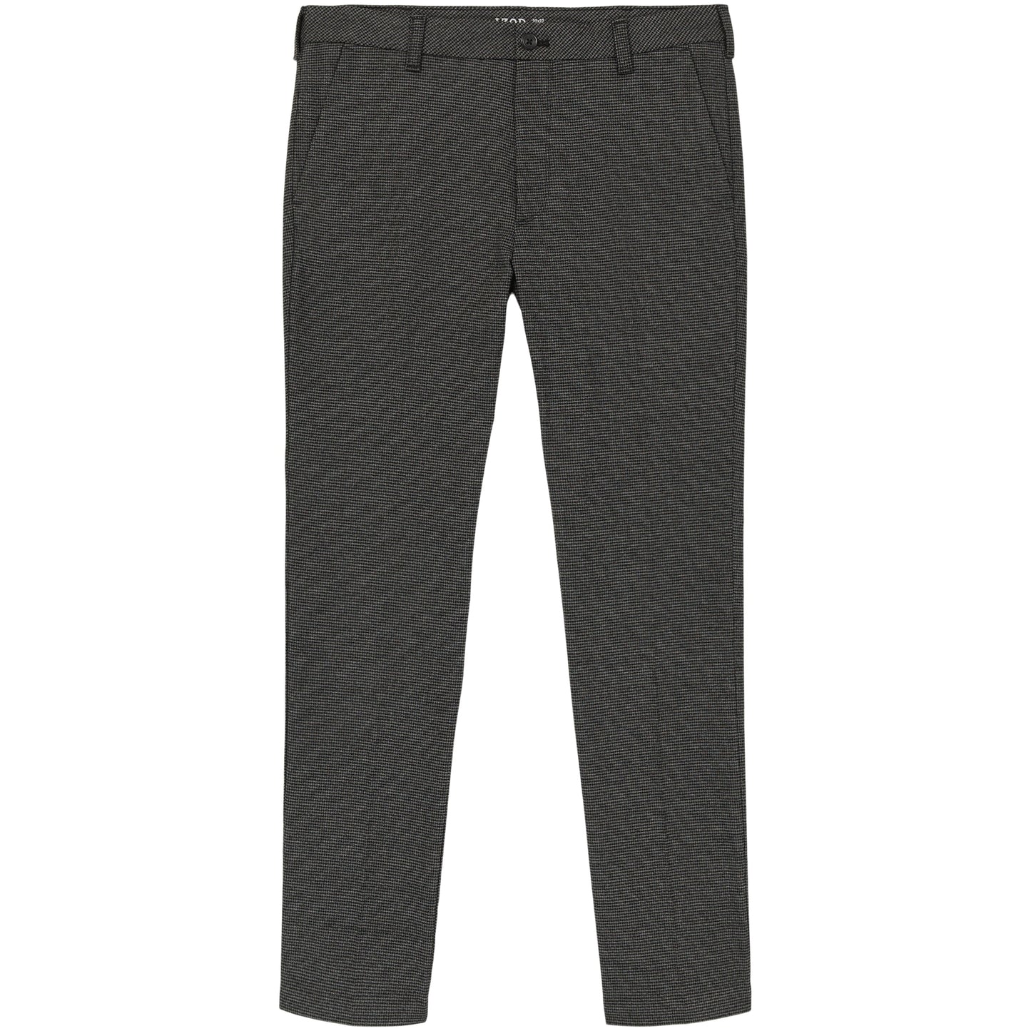 Izod Performance Dress Flat Front Chino - Black