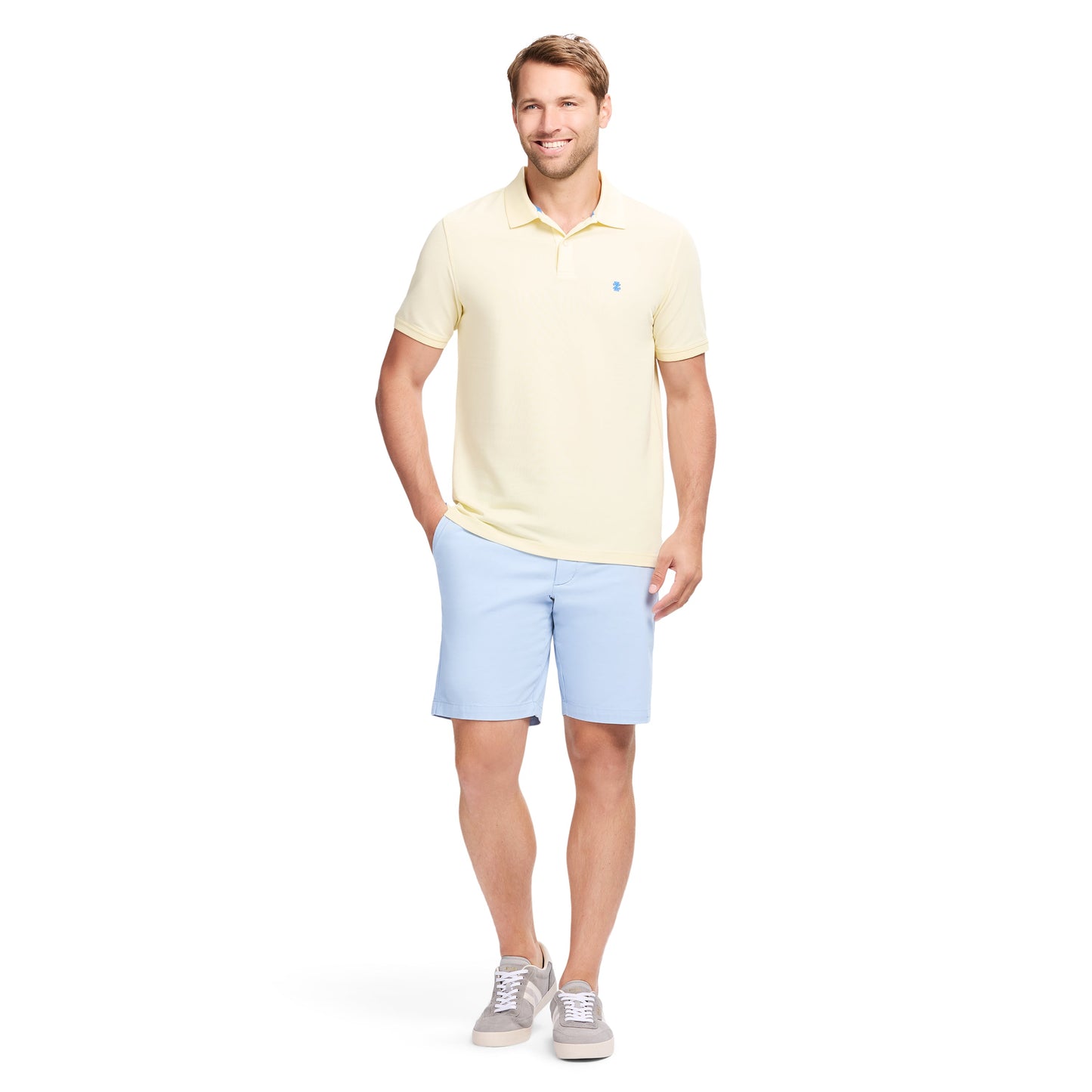 Izod ADVANTAGE PERFORMANCE POLO - PASTEL YELLOW