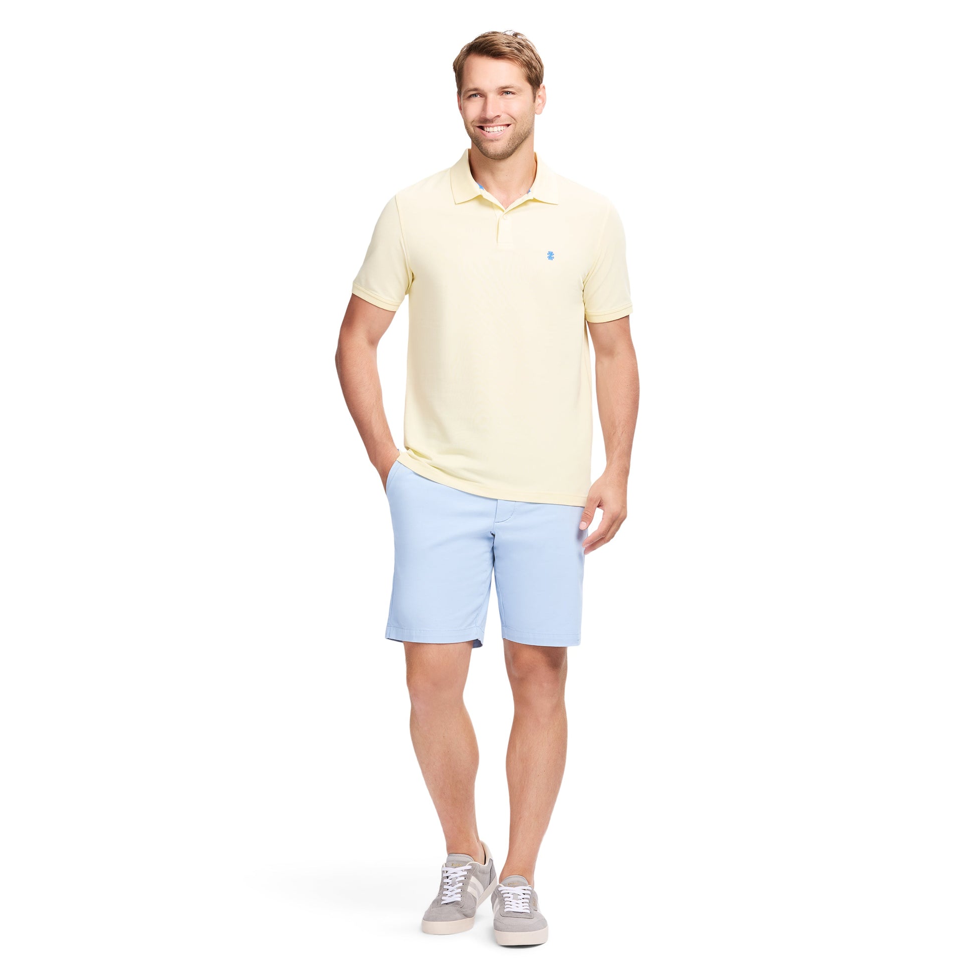 Izod ADVANTAGE PERFORMANCE POLO - PASTEL YELLOW