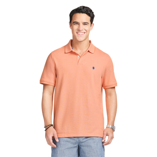 Izod ADVANTAGE PERFORMANCE POLO - CORAL ROSE