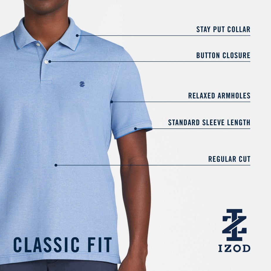 Izod ADVANTAGE PERFORMANCE POLO - PLACID BLUE
